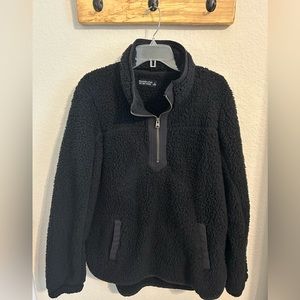 Abercrombie & Fitch Sherpa zip up pullover